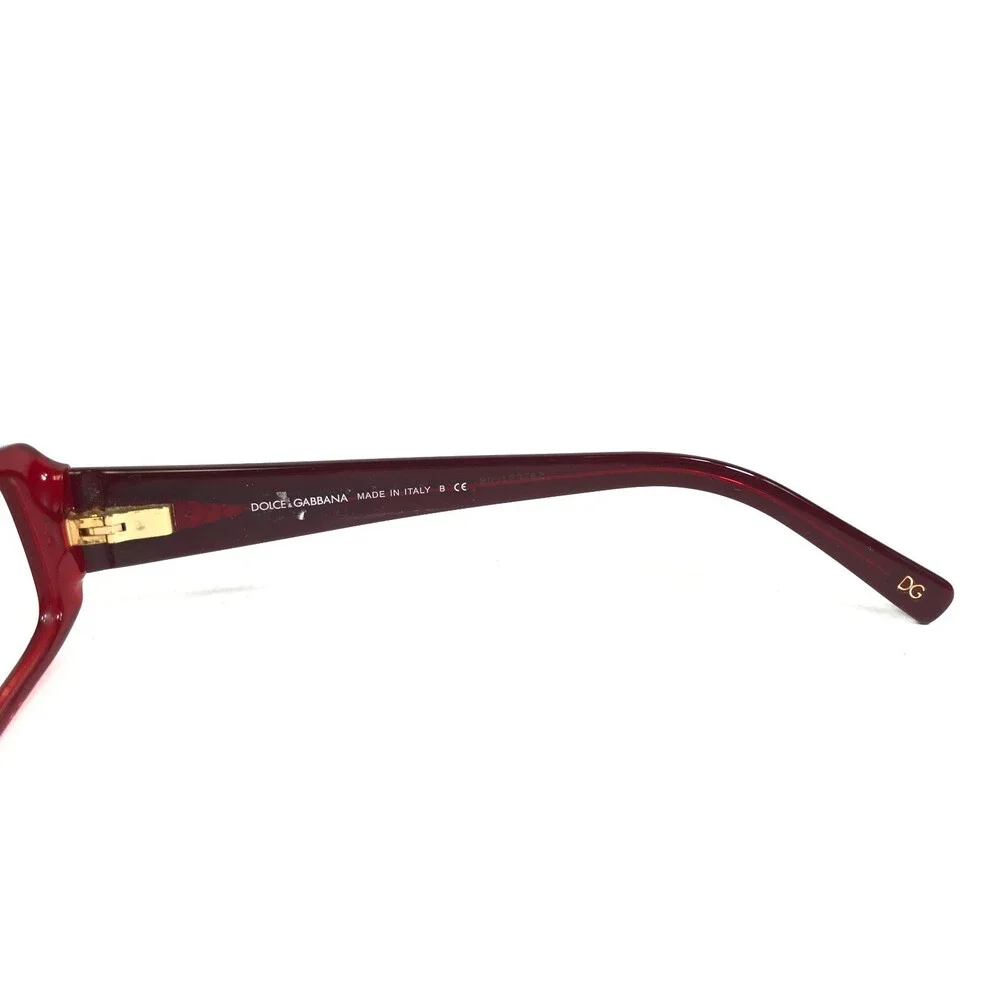Dolce & Gabbana Eyeglasses Frames DG 3076 1829 Red Black Cheetah Print 51-15-135